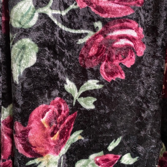 Vintage y2k Frederick’s of Hollywood Crushed Velvet Sweetheart HalterDress Sz 3X - Picture 7 of 10